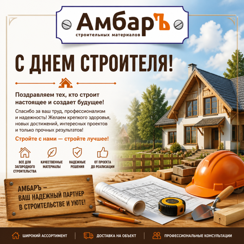 С Днем строителя 
